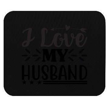 Discover I Love My Husband Mouse Pads