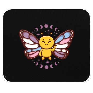 Discover Intersex Monarch Butterfly Subtle Discreet Pride Mouse Pads