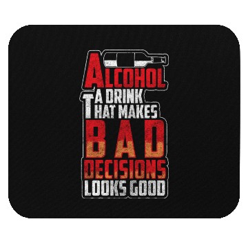 Discover Partying Wine Disco Mouse Pads