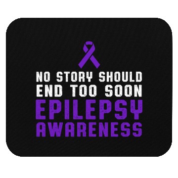 Discover Epilepsy Awareness Fun Beat Epileptic Warrior Mouse Pads