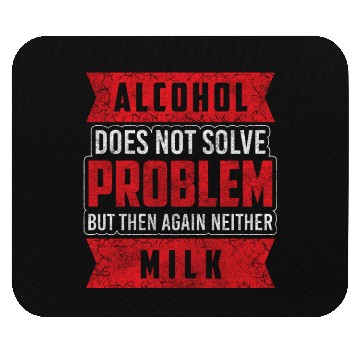 Discover Alcohol Drunk Vodka Bachelor Mouse Pads