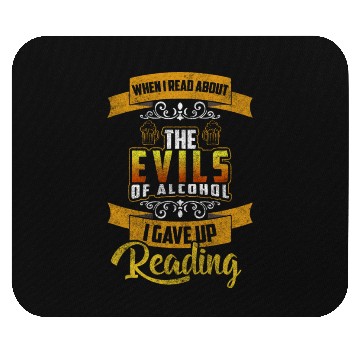 Discover Alcohol Fun Gin Vino Mouse Pads