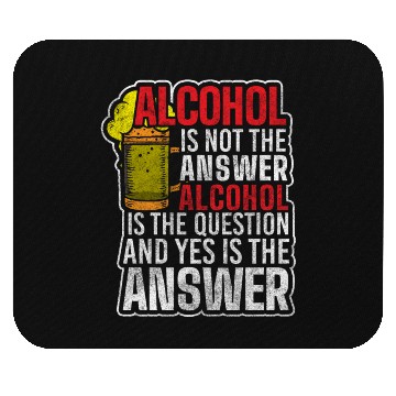 Discover Alcohol Wine Beer Beer Bottle Mouse Pads