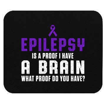 Discover Epilepsy Awareness Beat Fun Epileptic Warrior Mouse Pads