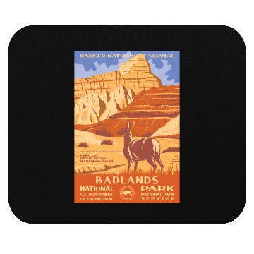 Discover Badlands National Park WPA Mouse Pads