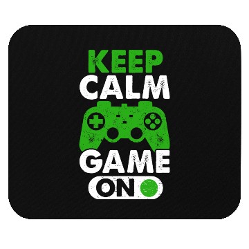 Discover Keep Calm Game On Gamer Virtual Games Player Mouse Pads