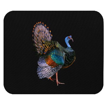 Discover Iridescent Ocellated Turkey Mouse Pads