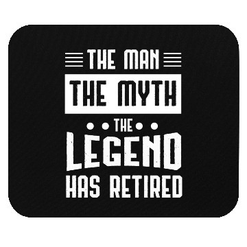 Discover Retired Legend Consultancy Fee Retirement Gift Mouse Pads