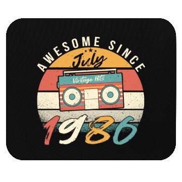 Discover Building Year 1986 In July Mouse Pads