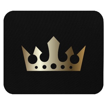 Discover VIP golden crown king gold vector image monarch Mouse Pads