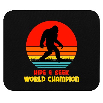 Discover Hide Seek World Champion BigFoot Mouse Pads