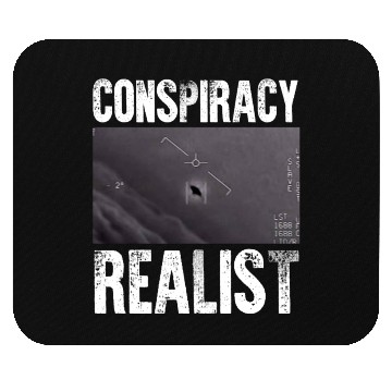 Discover Conspiracy Realist Mouse Pads UFO Government Sighting
