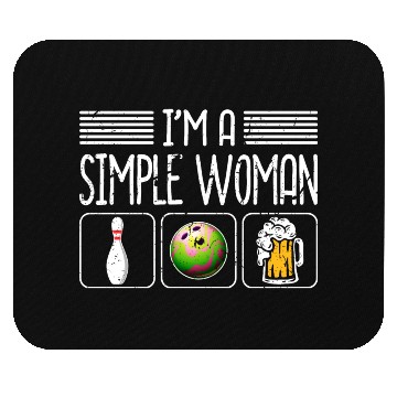 Discover Beer Pin Bowling Mouse Pads