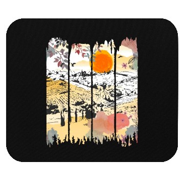 Discover A Wilderness Somewhere, Trees and Nature, Mist Mouse Pads