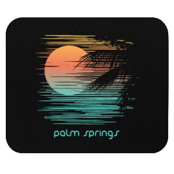 Discover Artistic Palm Springs California Palm Tree Mouse Pads