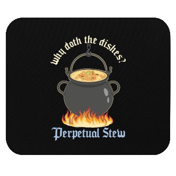 Discover Perpetual Stew Broth cauldron Medieval History Mouse Pads