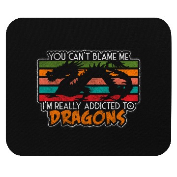 Discover Dragon Imagination Monster Ice Dragon Mouse Pads