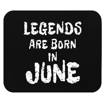 Discover Legends are Born in June | Black Freedom Day Mouse Pads