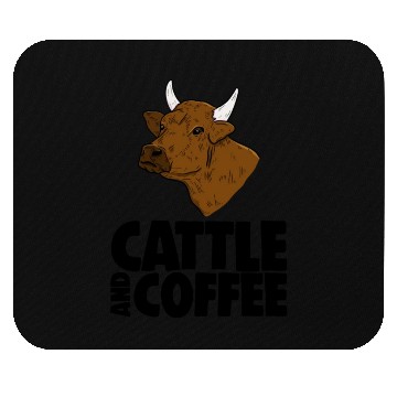 Discover Cattle And Coffee Mouse Pads