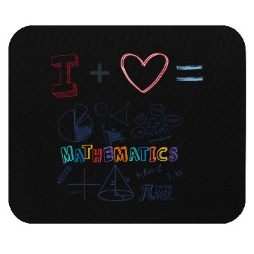 Discover i love math Mouse Pads