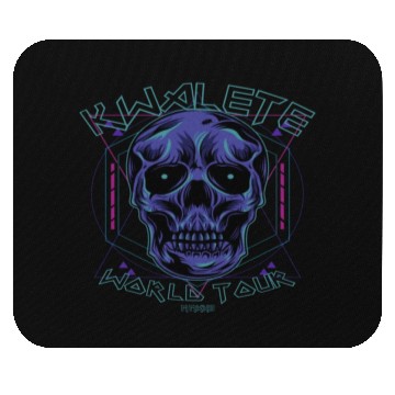 Discover Kwalete World Tour Diamond Skull Mouse Pads