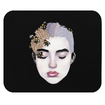 Discover Bee Brain Mouse Pads