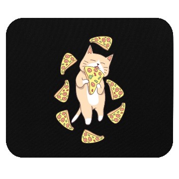 Discover Eat cat A Pizza Gift Mouse Pads