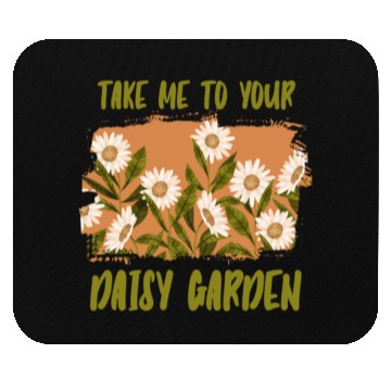 Discover Daisy Garden Gardening Gardener Mouse Pads
