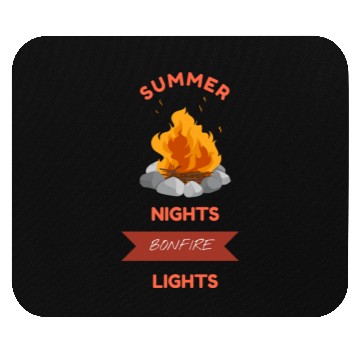 Discover Summer Nights Bonfire Lights Mouse Pads