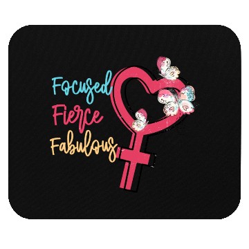 Discover Focused Fierce Fabulous sublimation Mouse Pads
