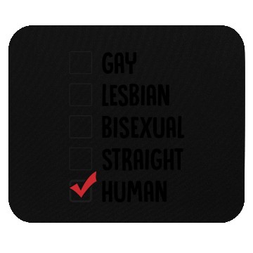 Discover Human Gender Checklist Mouse Pads