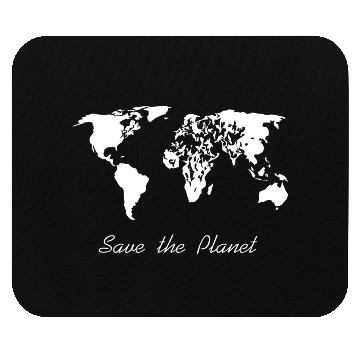 Discover Save the Planet - fragmented world Mouse Pads