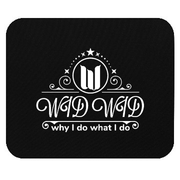 Discover Decorative Logo white Mouse Pads