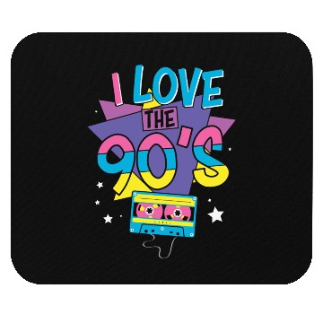 Discover I Love The 90's Retro Mouse Pads