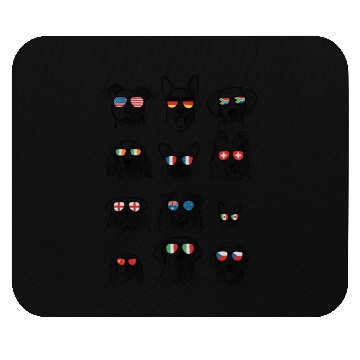 Discover World dogs Mouse Pads