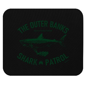 Discover OBX Shark Patrol OBX Vintage Dark Green Mouse Pads