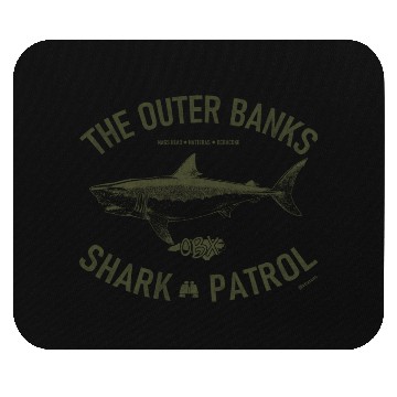 Discover OBX Shark Patrol OBX Vintage Army Green Mouse Pads