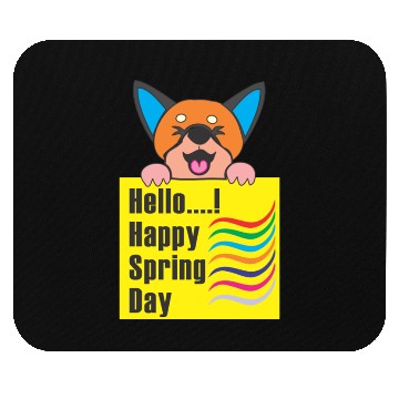 Discover happy spring day best design Mouse Pads