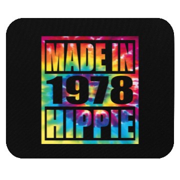 Discover Hippie Birthday 1978 Mouse Pads