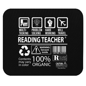 Discover Reading Teacher Mouse Pads - Multitasking Job Gift It