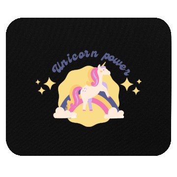Discover Unicorn power Mouse Pads