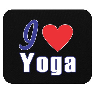 Discover i love yoga Mouse Pads