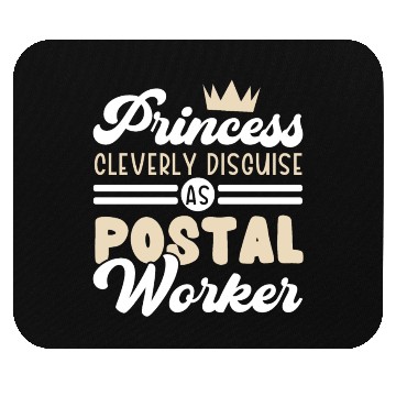 Discover Princess Cleverly Disguise As A Postal Worker Mouse Pads
