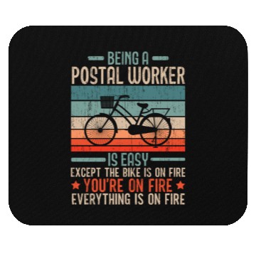 Discover I Am Postal Worker Mail Carrier Mailman Profession Mouse Pads