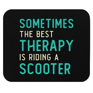 Discover Scooter Driver Best Therapy Stunt Retro Vintage Mouse Pads