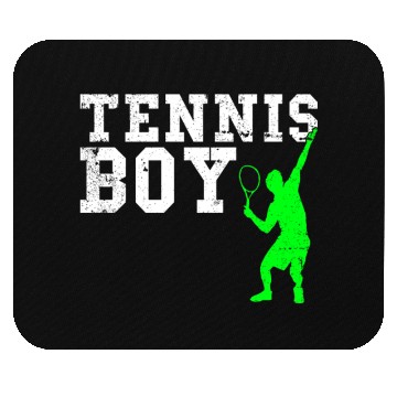 Discover tennis boy Mouse Pads