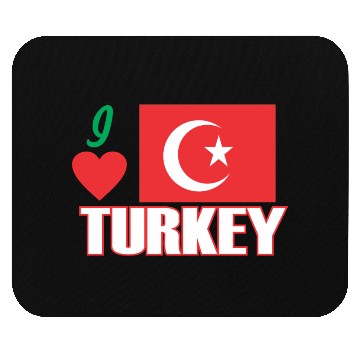 Discover I LOVE TURKEY Mouse Pads