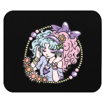 Discover Pastel Goth Girl Mouse Pads