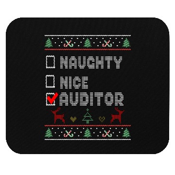 Discover Naughty Nice Auditor, Matching Christmas Group Mouse Pads