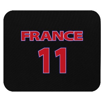 Discover France Jersey Number 11 Mouse Pads